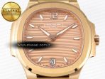NAUTILUS 7118 LADIES RG PPF 1:1 BEST EDITION RG DIAL ON RG BRACELET 324CS - Görsel 4