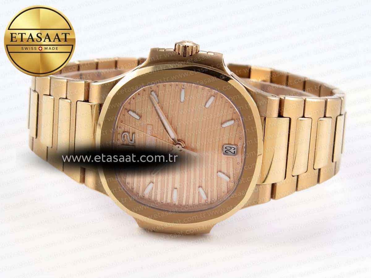 NAUTILUS 7118 LADIES RG PPF 1:1 BEST EDITION RG DIAL ON RG BRACELET 324CS - Görsel 6