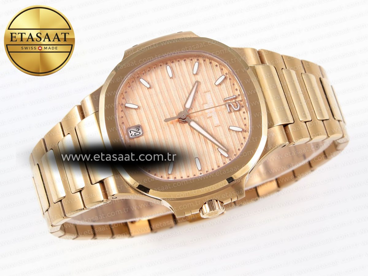 NAUTILUS 7118 LADIES RG PPF 1:1 BEST EDITION RG DIAL ON RG BRACELET 324CS - Görsel 7