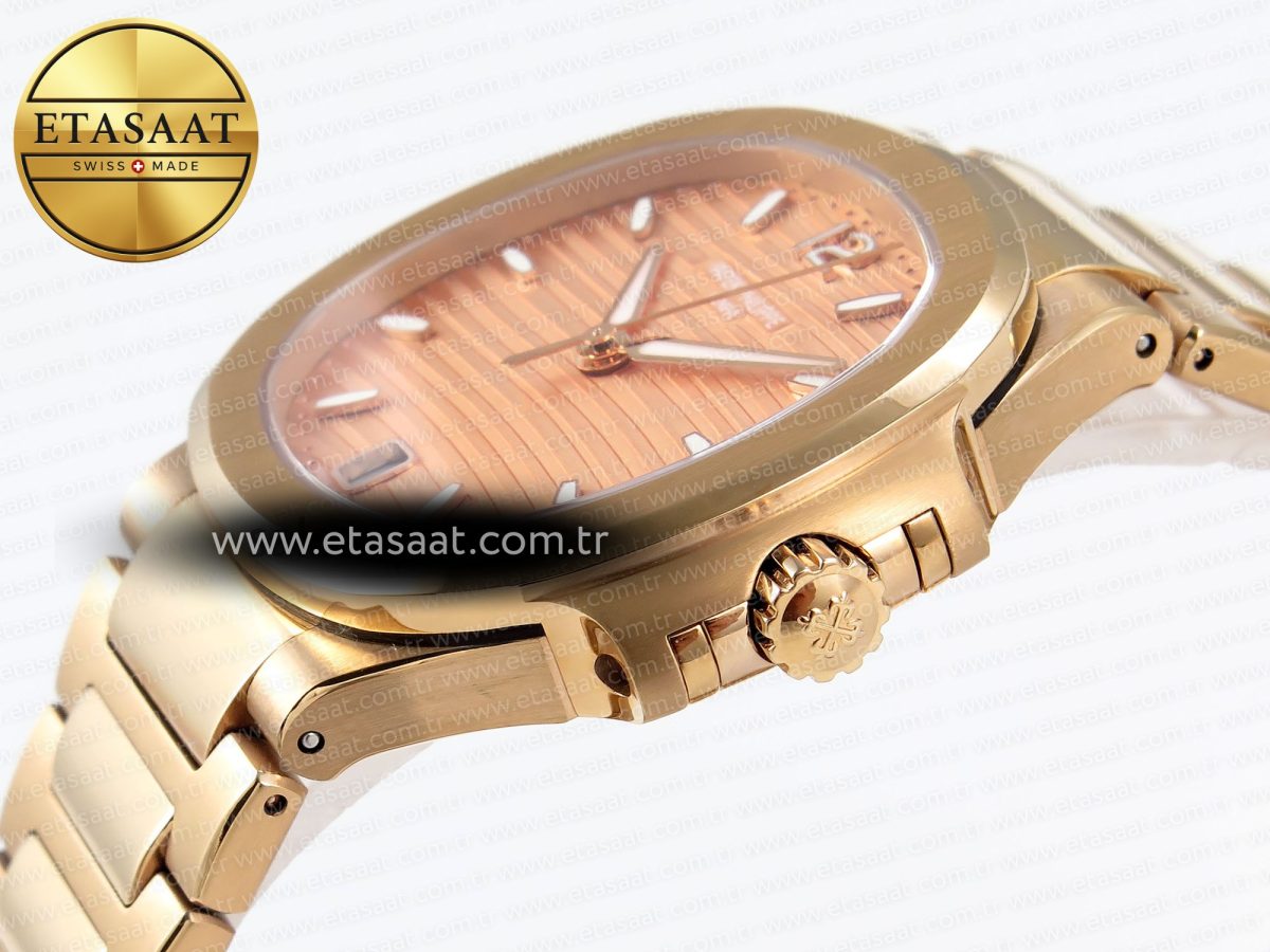 NAUTILUS 7118 LADIES RG PPF 1:1 BEST EDITION RG DIAL ON RG BRACELET 324CS - Görsel 8