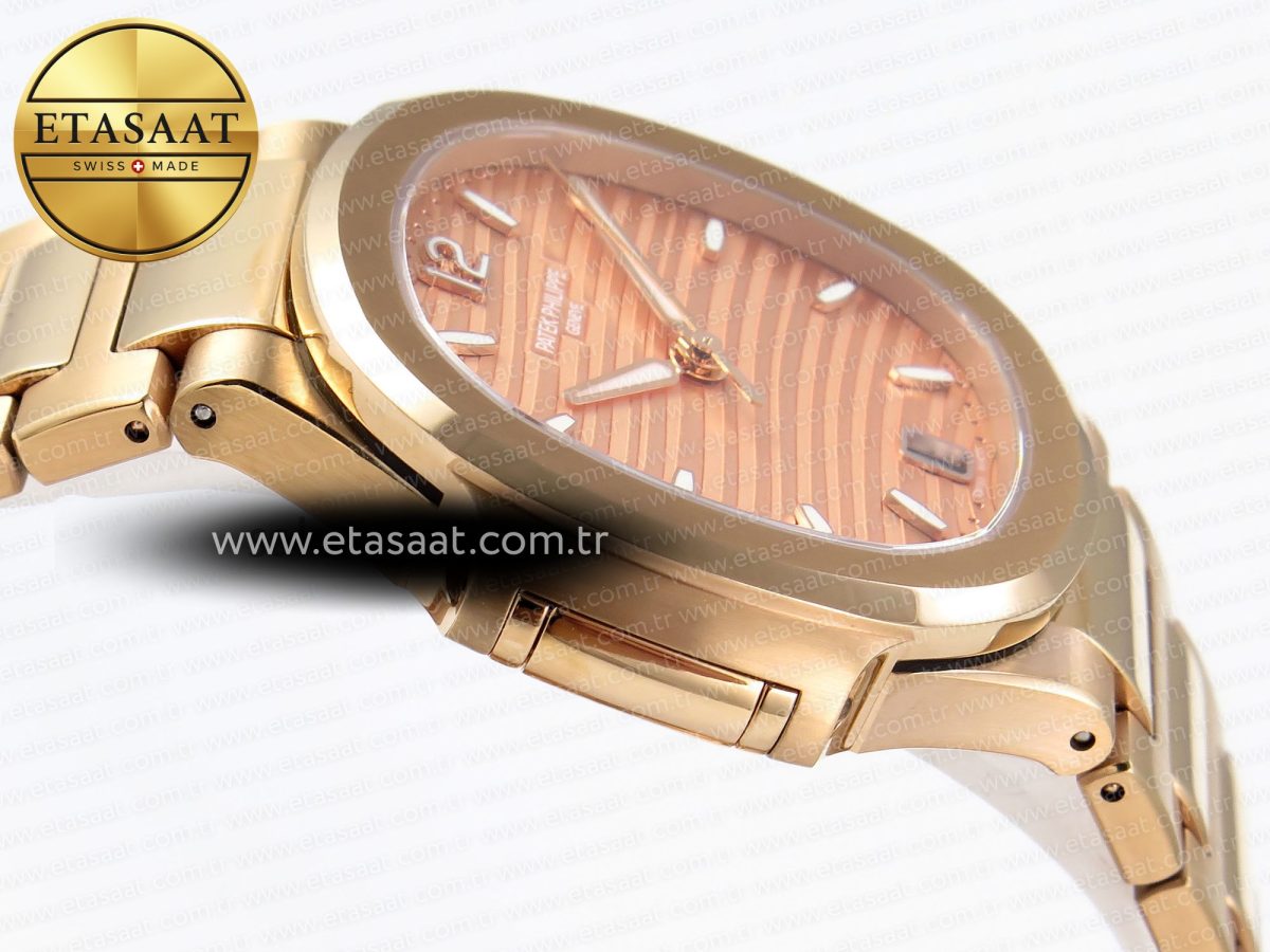 NAUTILUS 7118 LADIES RG PPF 1:1 BEST EDITION RG DIAL ON RG BRACELET 324CS - Görsel 9