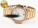 NAUTILUS 7118 LADIES RG PPF 1:1 BEST EDITION WHITE DIAL DIAMONDS BEZEL ON RG BRACELET 324CS - Görsel 6