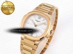 NAUTILUS 7118 LADIES RG PPF 1:1 BEST EDITION WHITE DIAL ON RG BRACELET 324CS