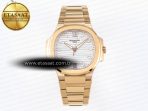 NAUTILUS 7118 LADIES RG PPF 1:1 BEST EDITION WHITE DIAL ON RG BRACELET 324CS - Görsel 3