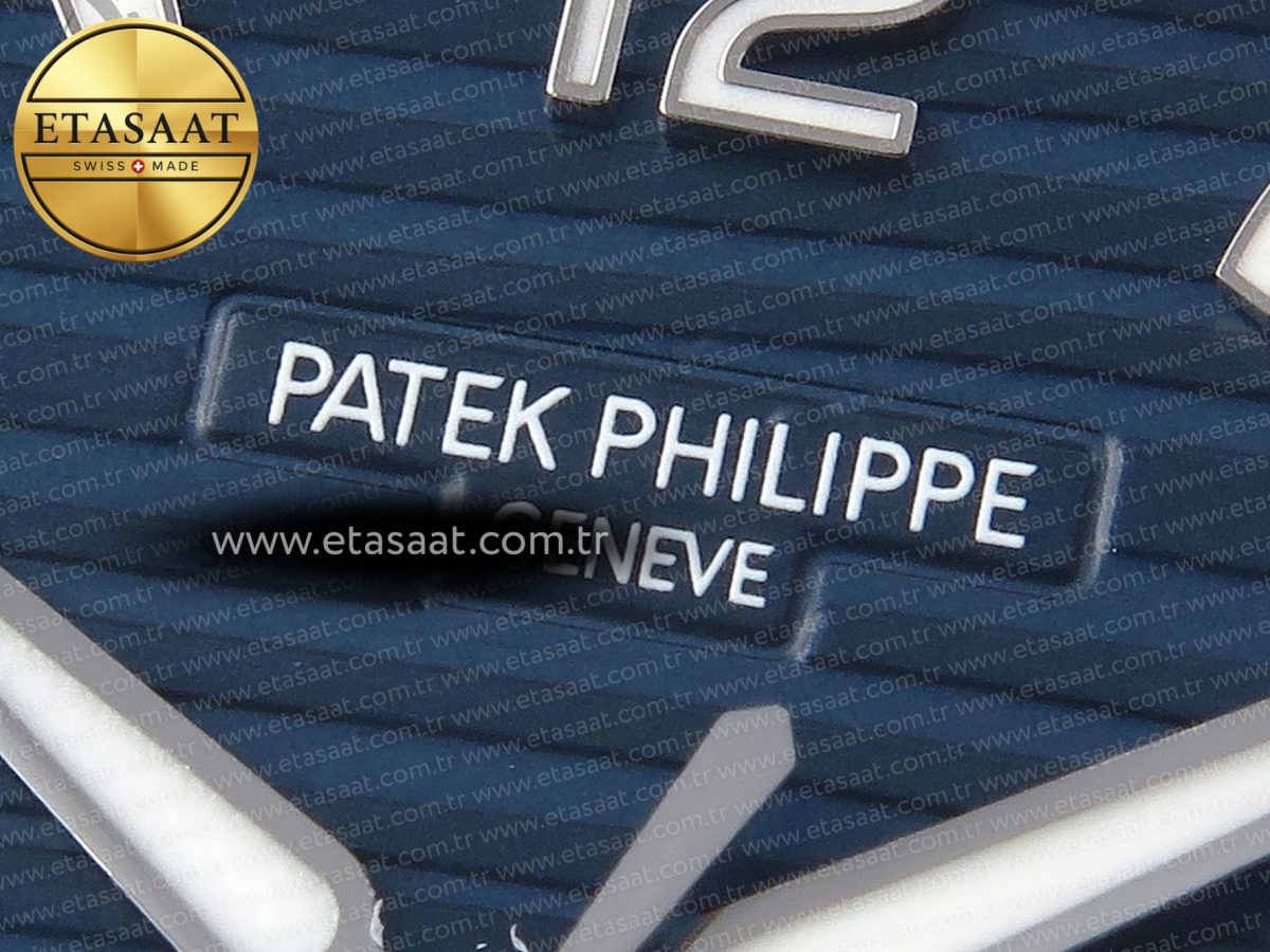 NAUTILUS 7118 LADIES SS PPF 1:1 BEST EDITION BLUE DIAL DIAMONDS BEZEL ON SS BRACELET 324CS - Görsel 10