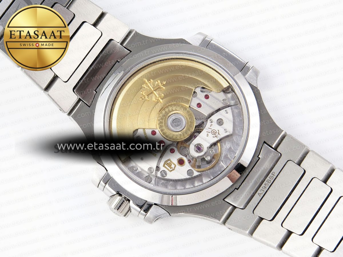 NAUTILUS 7118 LADIES SS PPF 1:1 BEST EDITION BLUE DIAL DIAMONDS BEZEL ON SS BRACELET 324CS - Görsel 15