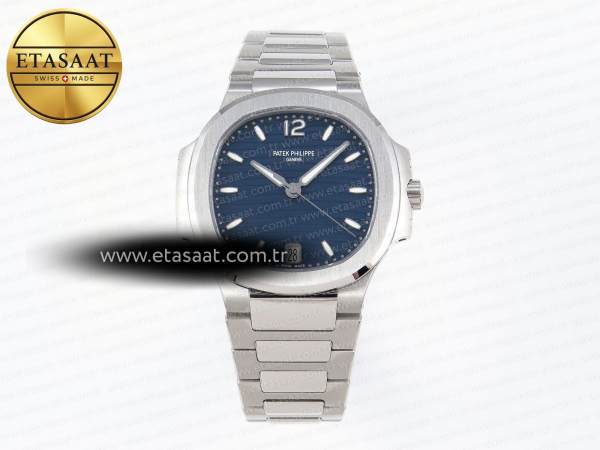 NAUTILUS 7118 LADIES SS PPF 1:1 BEST EDITION BLUE DIAL ON SS BRACELET 324CS - Görsel 3