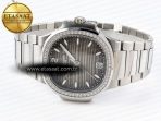 NAUTILUS 7118 LADIES SS PPF 1:1 BEST EDITION BROWN DIAL DIAMONDS BEZEL ON SS BRACELET 324CS - Görsel 6