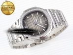 NAUTILUS 7118 LADIES SS PPF 1:1 BEST EDITION BROWN DIAL DIAMONDS BEZEL ON SS BRACELET 324CS - Görsel 7