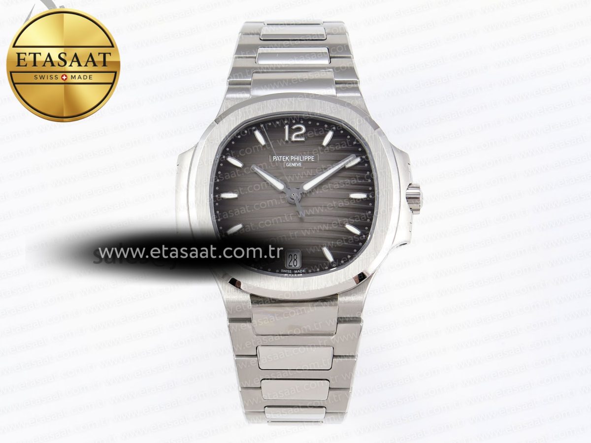 NAUTILUS 7118 LADIES SS PPF 1:1 BEST EDITION BROWN DIAL ON SS BRACELET 324CS - Görsel 3