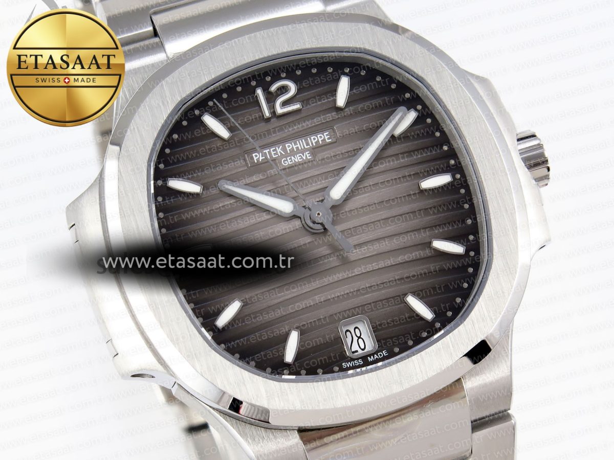 NAUTILUS 7118 LADIES SS PPF 1:1 BEST EDITION BROWN DIAL ON SS BRACELET 324CS - Görsel 5