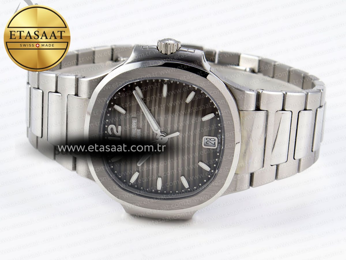 NAUTILUS 7118 LADIES SS PPF 1:1 BEST EDITION BROWN DIAL ON SS BRACELET 324CS - Görsel 6