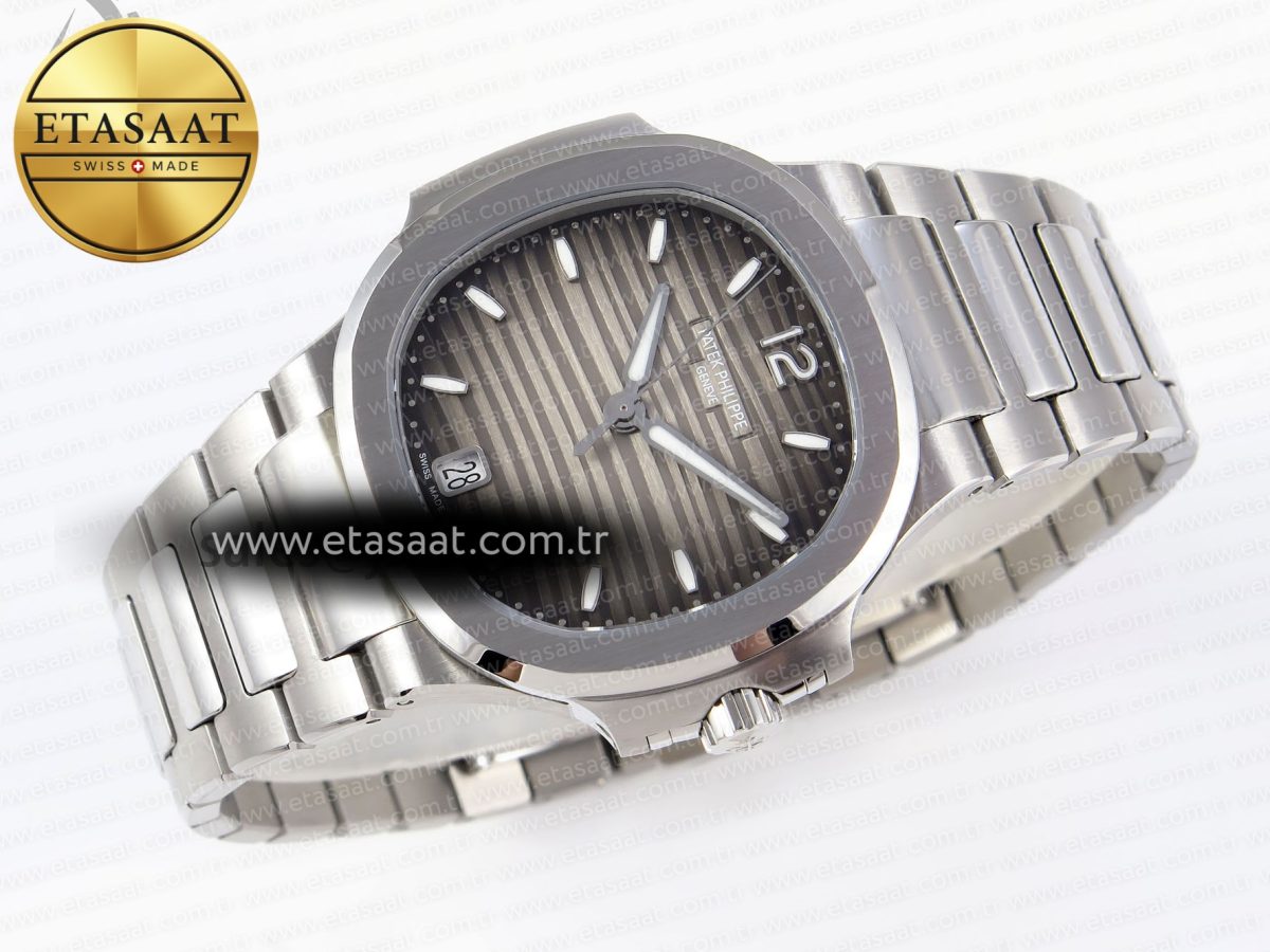 NAUTILUS 7118 LADIES SS PPF 1:1 BEST EDITION BROWN DIAL ON SS BRACELET 324CS - Görsel 7