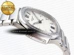 NAUTILUS 7118 LADIES SS PPF 1:1 BEST EDITION WHITE DIAL DIAMONDS BEZEL ON SS BRACELET 324CS - Görsel 9