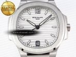 NAUTILUS 7118 LADIES SS PPF 1:1 BEST EDITION WHITE DIAL ON SS BRACELET 324CS - Görsel 3
