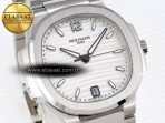 NAUTILUS 7118 LADIES SS PPF 1:1 BEST EDITION WHITE DIAL ON SS BRACELET 324CS - Görsel 4
