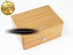 OMEGA WOODEN BOXSET WITH PAPERS & CARDS