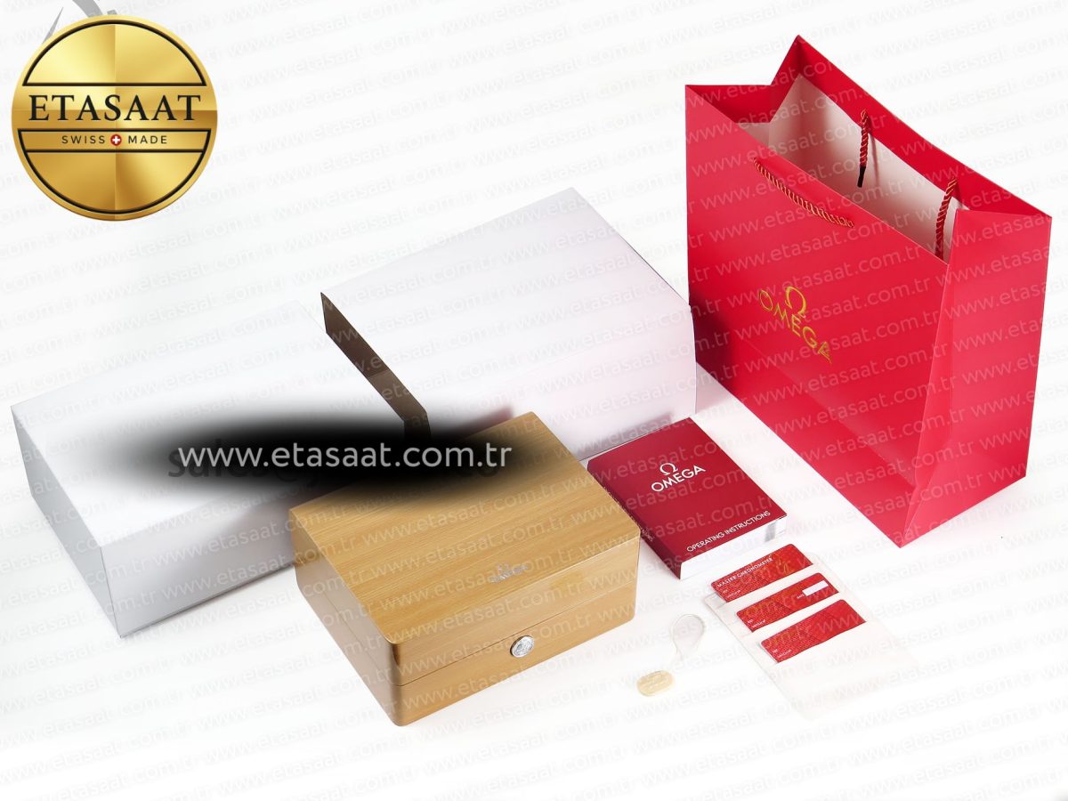 OMEGA WOODEN BOXSET WITH PAPERS & CARDS - Görsel 11