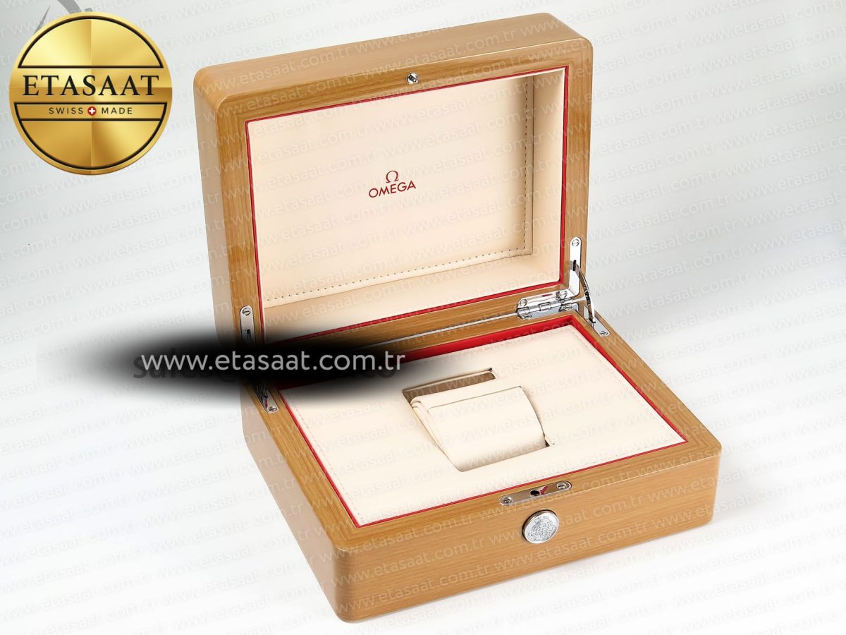 OMEGA WOODEN BOXSET WITH PAPERS & CARDS - Görsel 3