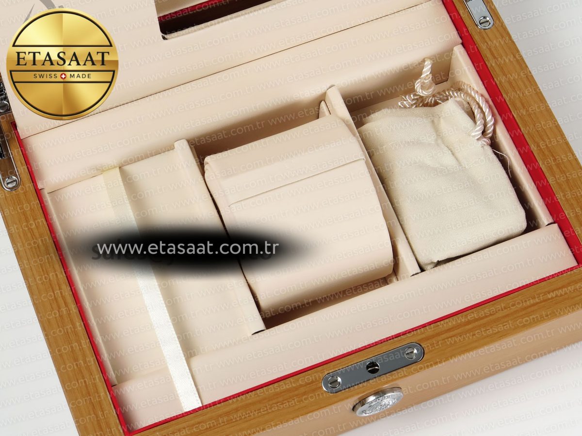OMEGA WOODEN BOXSET WITH PAPERS & CARDS - Görsel 9