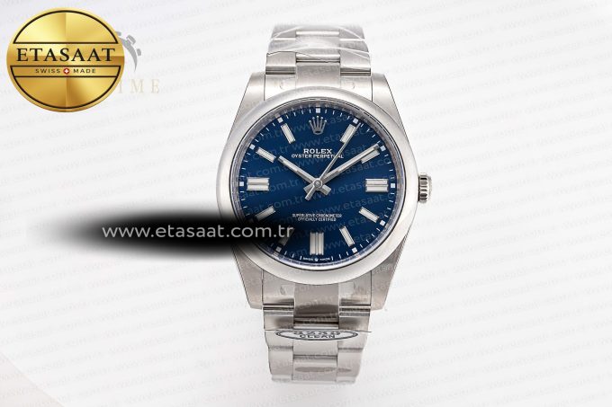 Oyster Perpetual 124300 41mm Clean 1:1 Best Edition 904L Steel Blue Dial VR3230 - Görsel 3