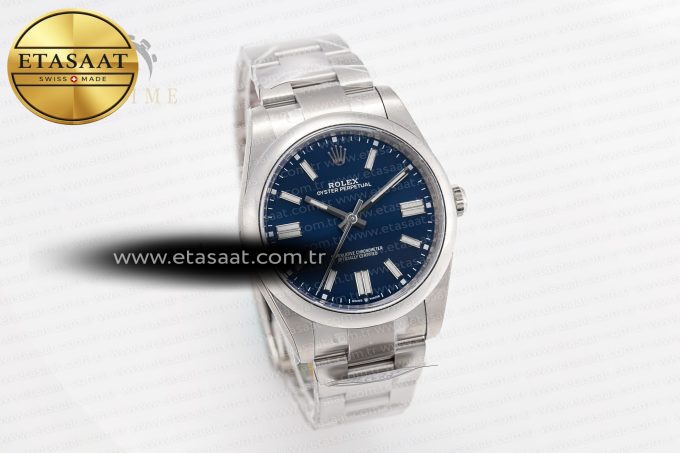 Oyster Perpetual 124300 41mm Clean 1:1 Best Edition 904L Steel Blue Dial VR3230 - Görsel 4