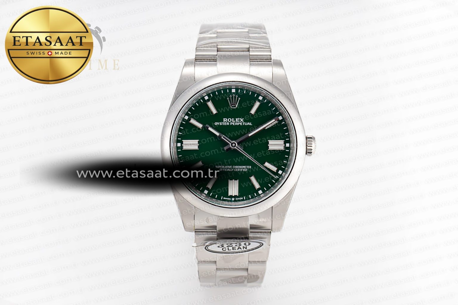 Oyster Perpetual 124300 41mm Clean 1:1 Best Edition 904L Steel Green Dial VR3230 - Görsel 3