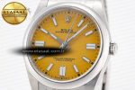 Oyster Perpetual 124300 41mm Clean 1:1 Best Edition 904L Steel Yellow Dial VR3230 - Görsel 6