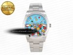 OYSTER PERPETUAL 124300 41MM EWF 1:1 BEST EDITION 316L STEEL CELEBRATION DIAL A3230 - Görsel 3