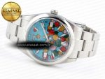 OYSTER PERPETUAL 124300 41MM EWF 1:1 BEST EDITION 316L STEEL CELEBRATION DIAL A3230 - Görsel 7