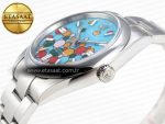 OYSTER PERPETUAL 124300 41MM EWF 1:1 BEST EDITION 316L STEEL CELEBRATION DIAL A3230 - Görsel 8