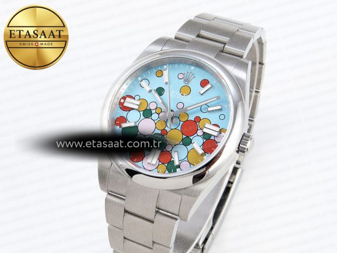Oyster Perpetual 124300 41mm GMF 1:1 Best Edition 904L Steel Celebration Dial VR3230 - Görsel 2