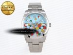 Oyster Perpetual 124300 41mm GMF 1:1 Best Edition 904L Steel Celebration Dial VR3230 - Görsel 3