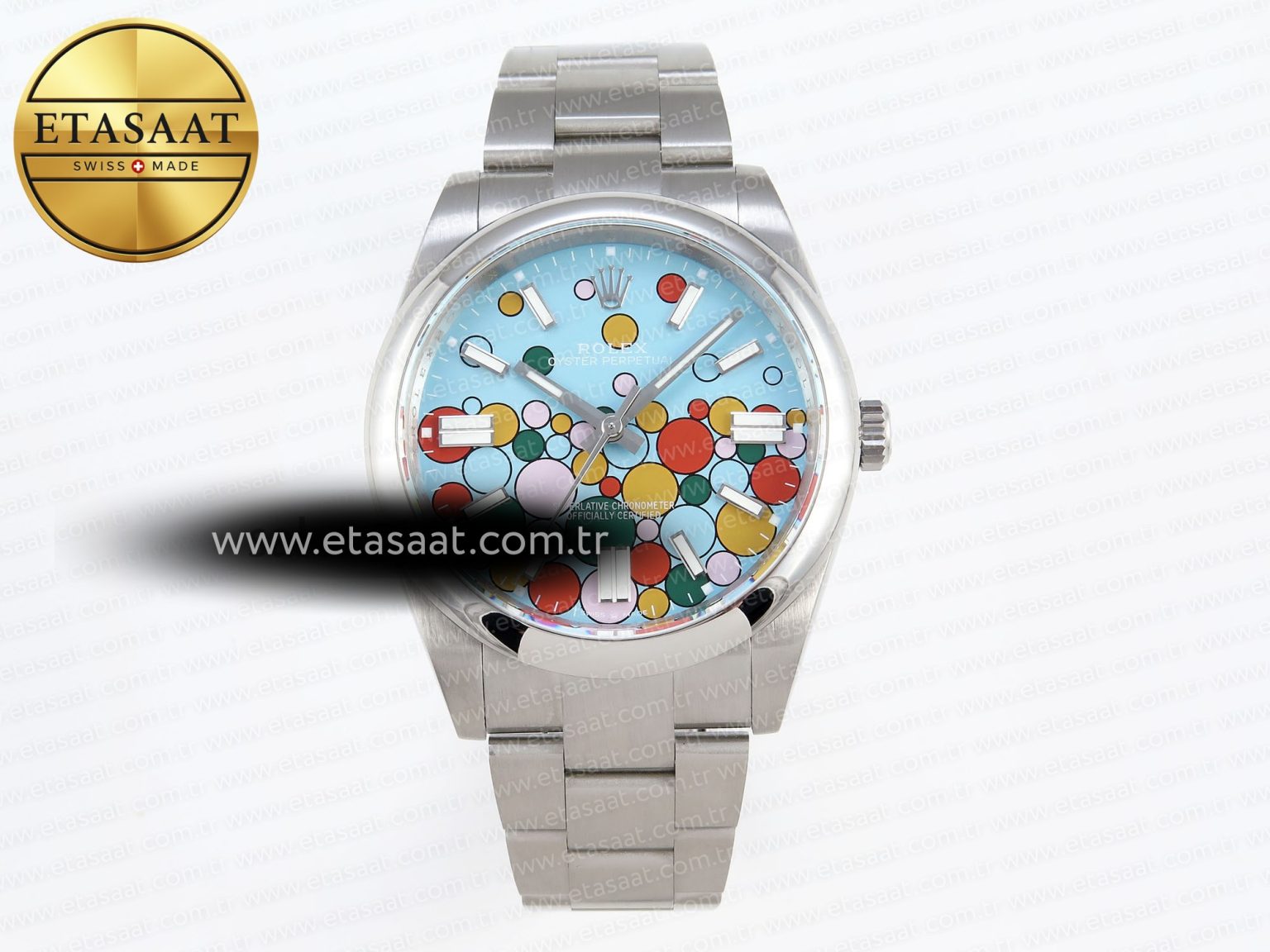 Oyster Perpetual 124300 41mm GMF 1:1 Best Edition 904L Steel Celebration Dial VR3230 - Görsel 3