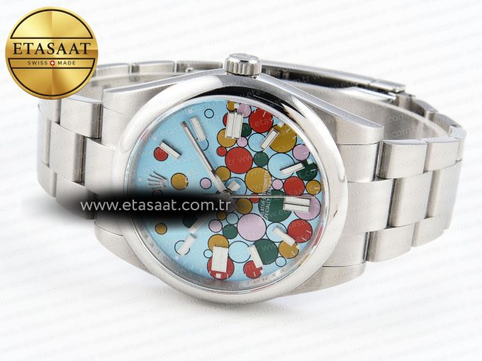 Oyster Perpetual 124300 41mm GMF 1:1 Best Edition 904L Steel Celebration Dial VR3230 - Görsel 6