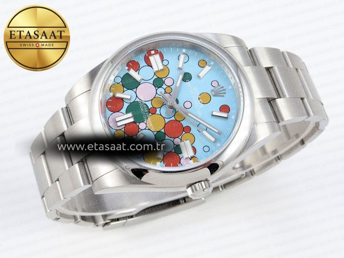 Oyster Perpetual 124300 41mm GMF 1:1 Best Edition 904L Steel Celebration Dial VR3230 - Görsel 7
