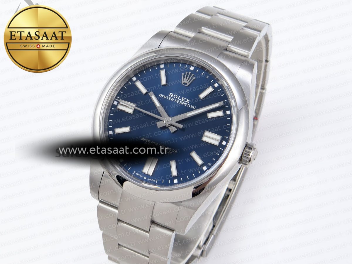 Oyster Perpetual 124300 41mm VSF 1:1 Best Edition 904L Steel Blue Dial VS3235 - Görsel 2
