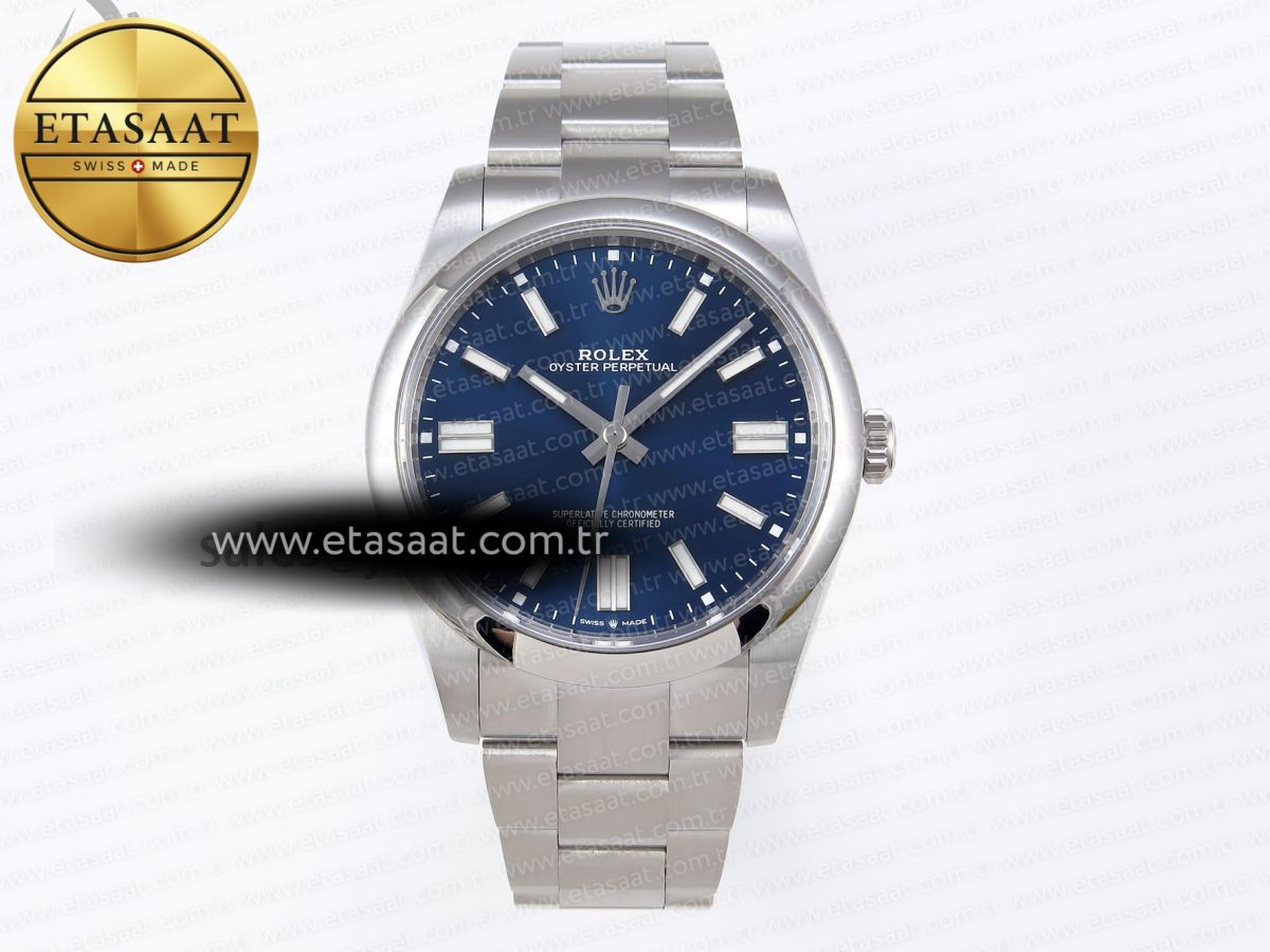 Oyster Perpetual 124300 41mm VSF 1:1 Best Edition 904L Steel Blue Dial VS3235 - Görsel 3