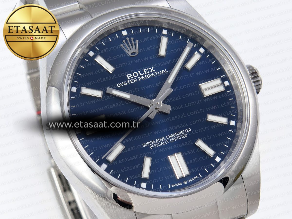 Oyster Perpetual 124300 41mm VSF 1:1 Best Edition 904L Steel Blue Dial VS3235 - Görsel 5