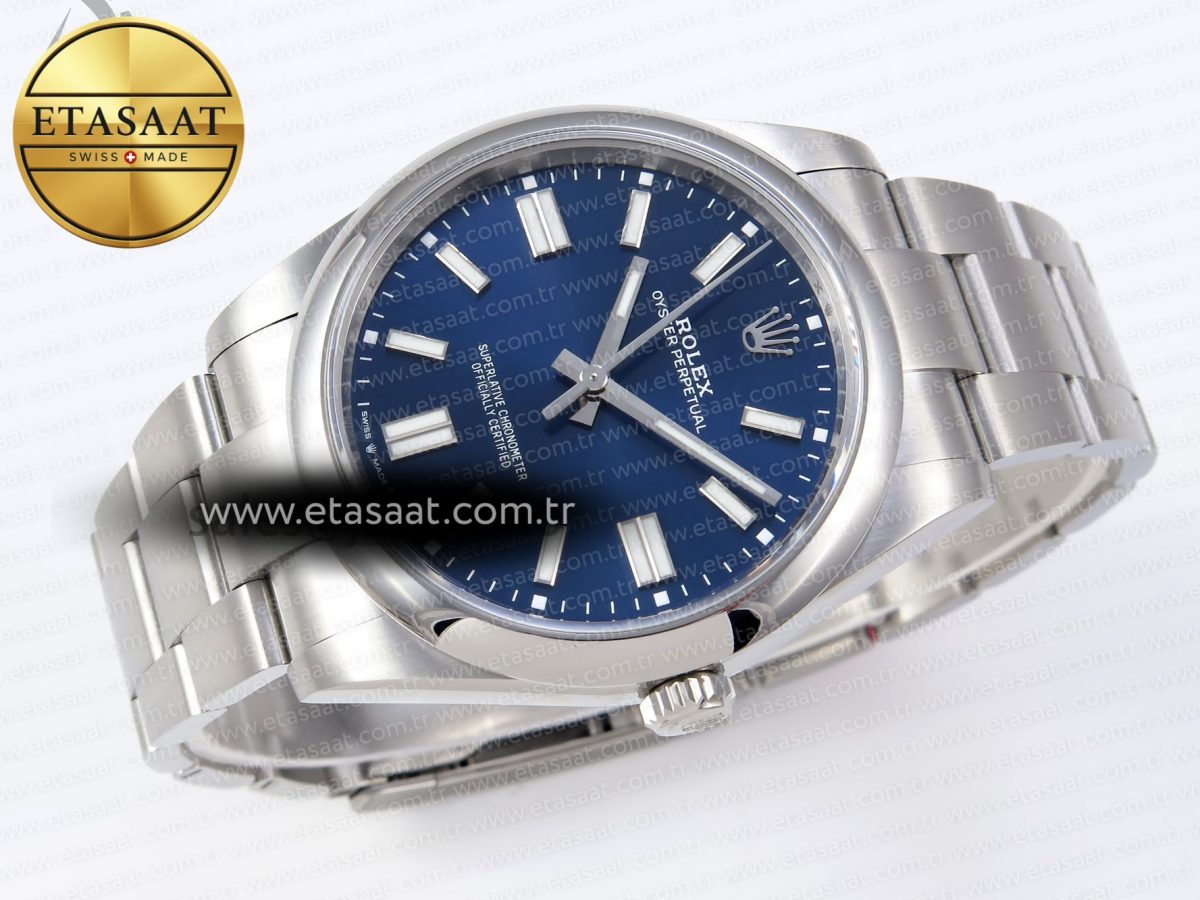 Oyster Perpetual 124300 41mm VSF 1:1 Best Edition 904L Steel Blue Dial VS3235 - Görsel 7