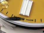 Oyster Perpetual 124300 41mm VSF 1:1 Best Edition 904L Steel Yellow Dial VS3235 - Görsel 12