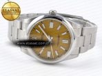 Oyster Perpetual 124300 41mm VSF 1:1 Best Edition 904L Steel Yellow Dial VS3235 - Görsel 6