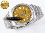Oyster Perpetual 124300 41mm VSF 1:1 Best Edition 904L Steel Yellow Dial VS3235 - Görsel 7