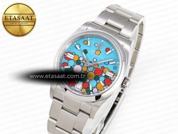 OYSTER PERPETUAL 126000 36MM EWF 1:1 BEST EDITION 316L STEEL CELEBRATION DIAL A3230