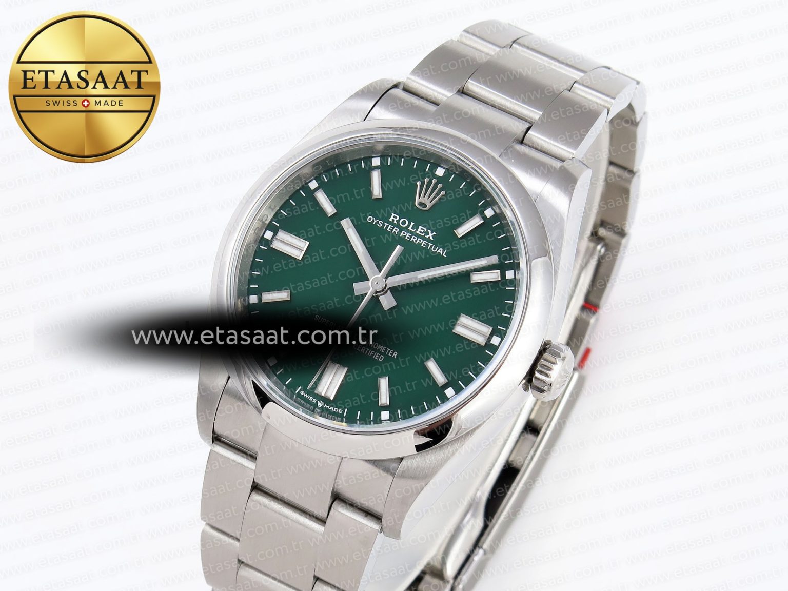 Rolex Oyster Perpetual 126000 36mm Steel Green Dial VS3235 - Görsel 1
