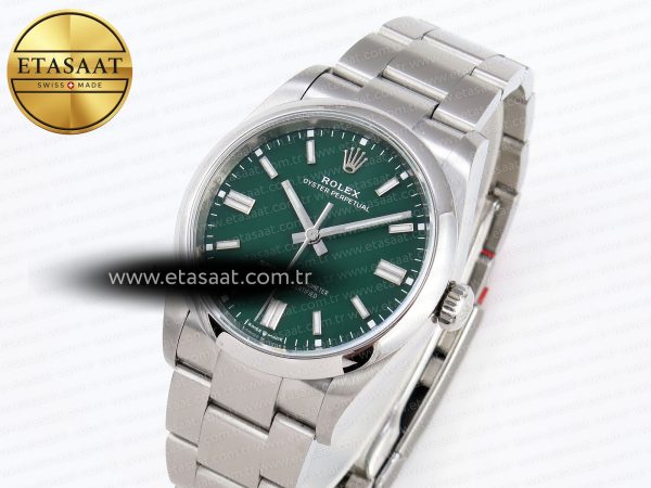 Rolex Oyster Perpetual 126000 36mm Steel Green Dial VS3235