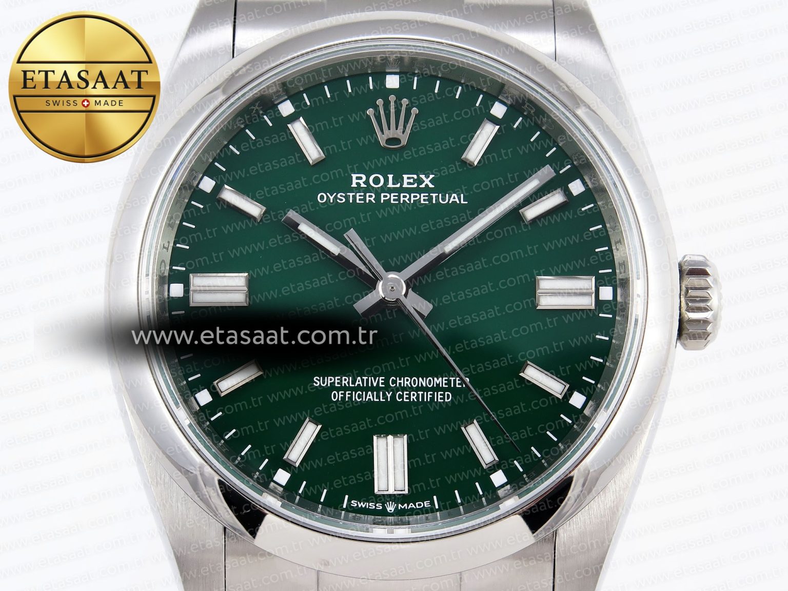 Rolex Oyster Perpetual 126000 36mm Steel Green Dial VS3235 - Görsel 4