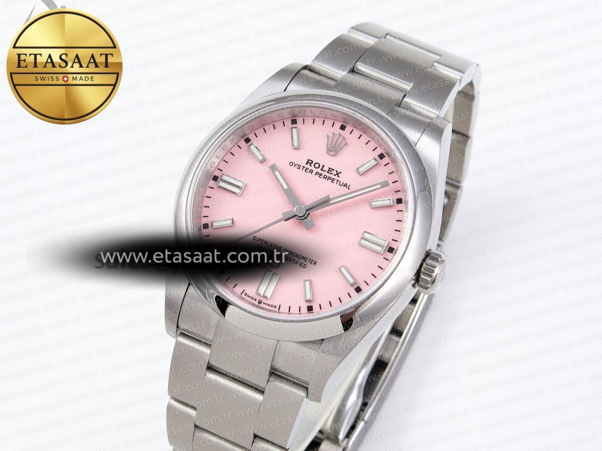 Oyster Perpetual 126000 36mm VSF 1:1 Best Edition 904L Steel Pink Dial VS3235 - Görsel 2