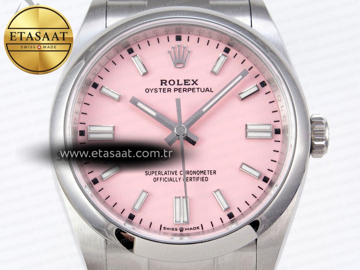 Oyster Perpetual 126000 36mm VSF 1:1 Best Edition 904L Steel Pink Dial VS3235 - Görsel 3