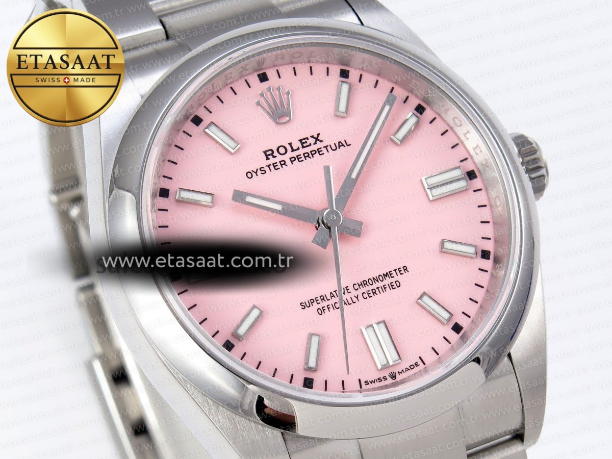 Oyster Perpetual 126000 36mm VSF 1:1 Best Edition 904L Steel Pink Dial VS3235 - Görsel 4
